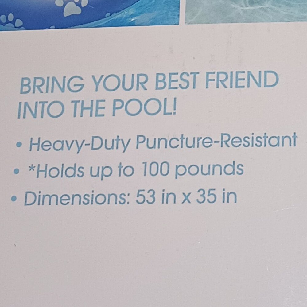 NEW PoolCandy Inflatable Pet Float - Picture 6 of 6